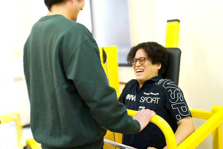 やさしい指導の様子